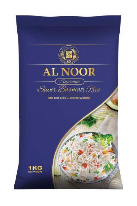 AL NOOR SUPER BASMATI RICE 1KG (NEW CROP)